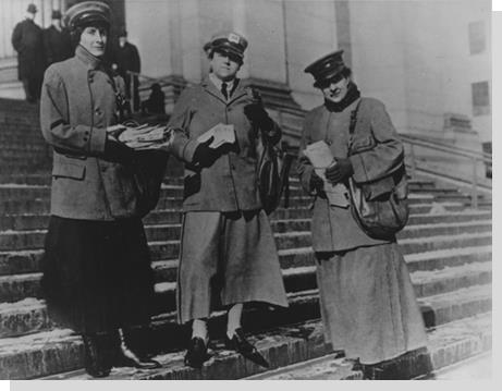 Women Mail Carriers 1917 Washington